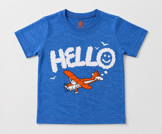 Hello Airplane Kids T-shirt