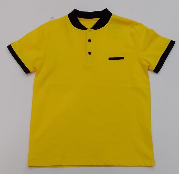 Sunshine Yellow Kids Polo T-shirt