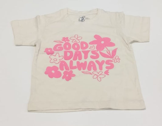 Good Days Always Kids Floral T-shirt