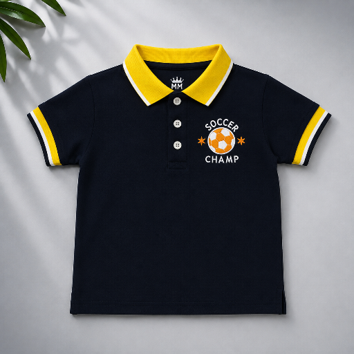 Soccer Champ Kids Polo T-shirt