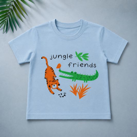 Jungle Friends Kids Cotton T-shirt