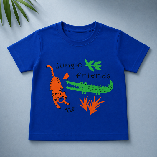 Jungle Friends Kids Cotton T-shirt