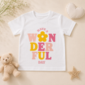 Kids Cotton T-shirt - Floral Print