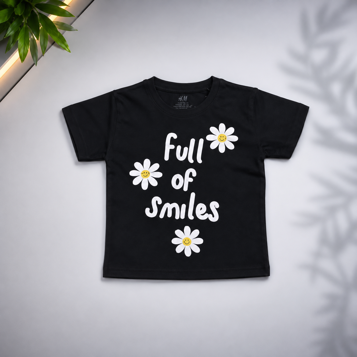 Cotton T-shirt - Daisy Print