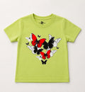 Butterfly Printed Kids Cotton T-shirt
