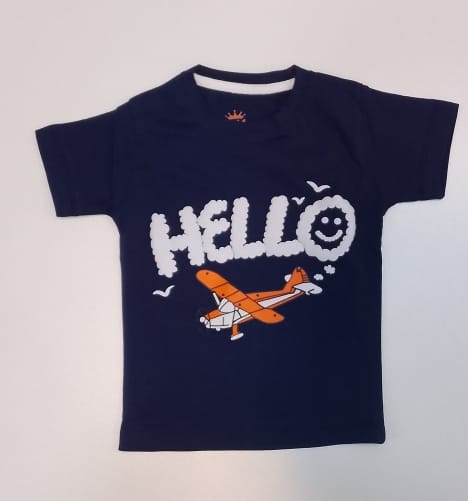 Hello Airplane Kids T-shirt