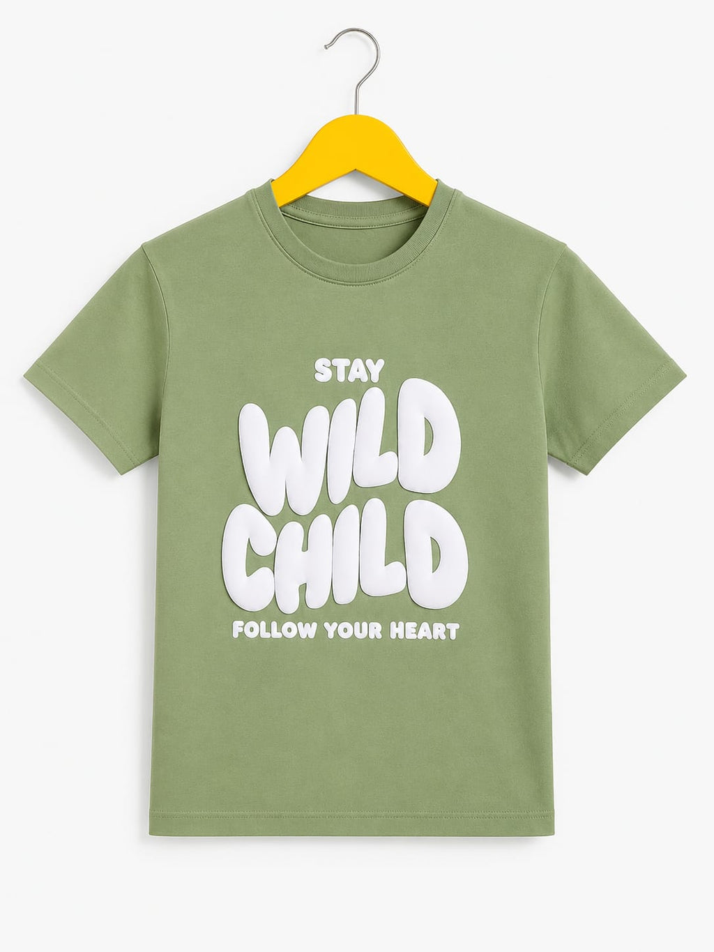 Stay Wild Child Kids Quote T-shirt