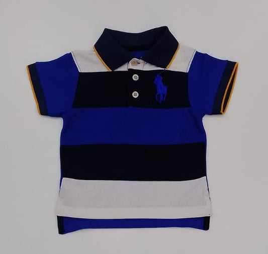Color Block Kids Polo T-shirt