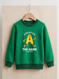 Green Cotton Sweatshirt