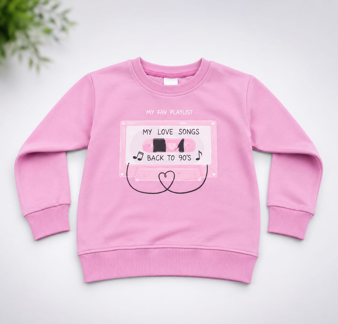 90s Cassette Graphic Sweatshirt
