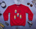Red Graphic Sweatshirt