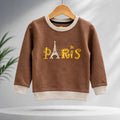 Brown Cotton Crewneck Sweatshirt