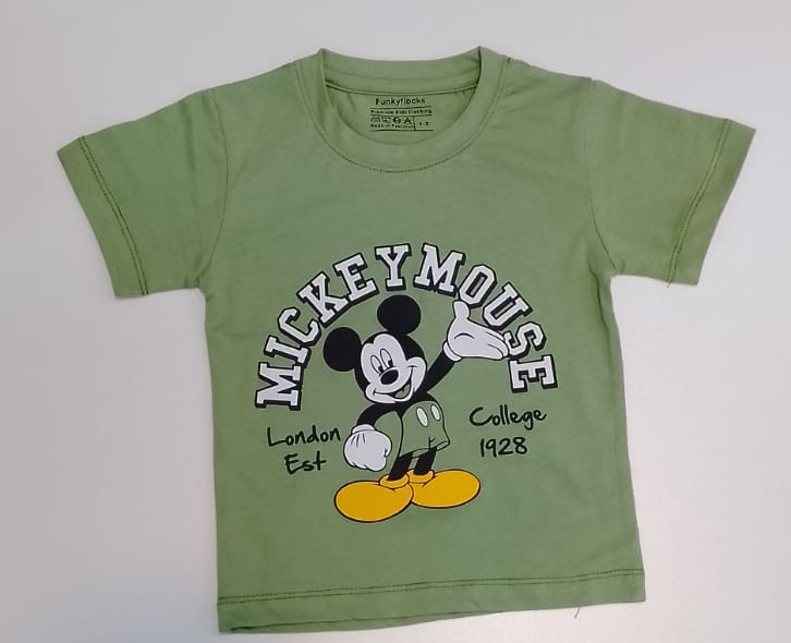 Mickey Mouse College Kids T-shirt