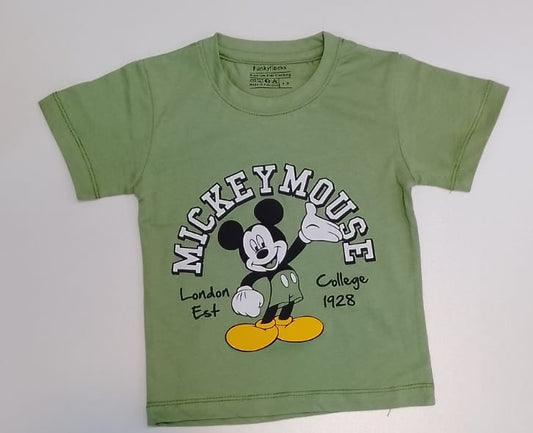 Mickey Mouse College Kids T-shirt