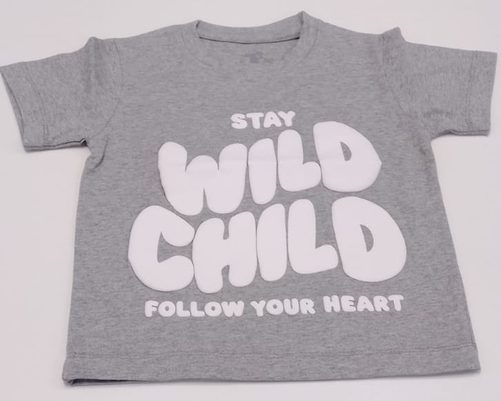 Stay Wild Child Kids Quote T-shirt