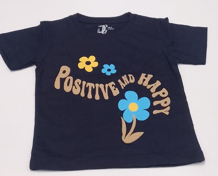 Positive And Happy Kids Floral T-shirt