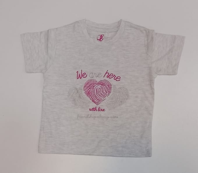 We Are Here With Love Kids T-shirt
