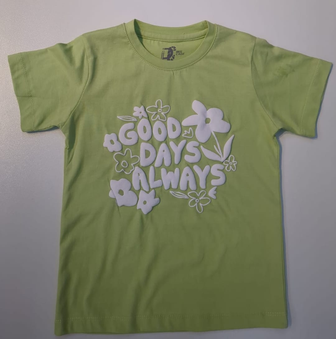 Good Days Always Kids Floral T-shirt