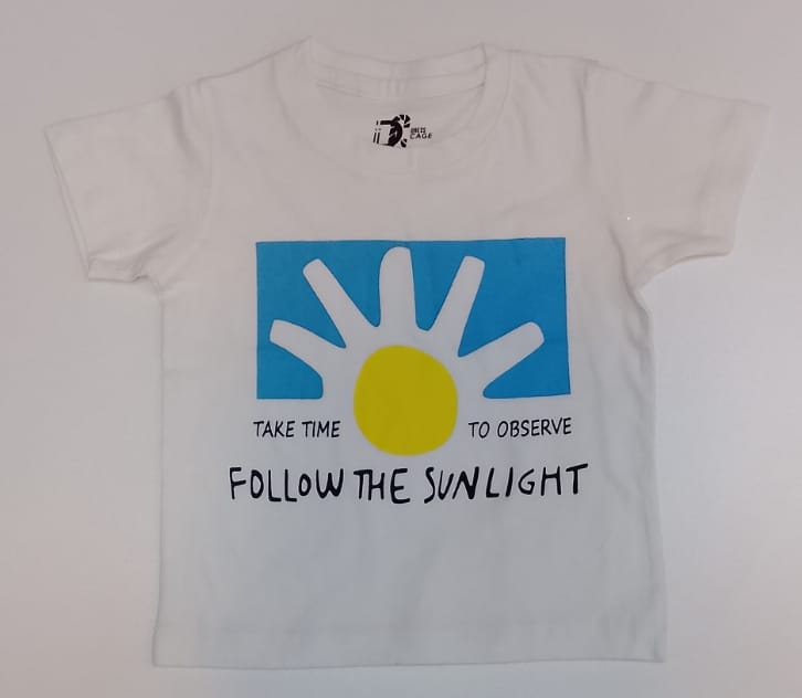 Follow The Sunlight Kids Cotton T-shirt