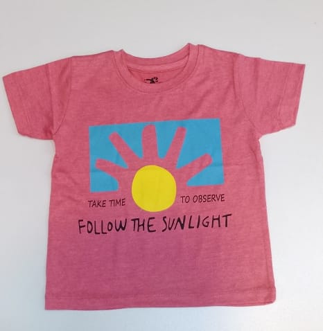 Follow The Sunlight Kids Cotton T-shirt
